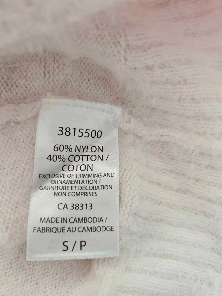Soft Striped Sweater - Light Pink and Dark Purple - photo 3