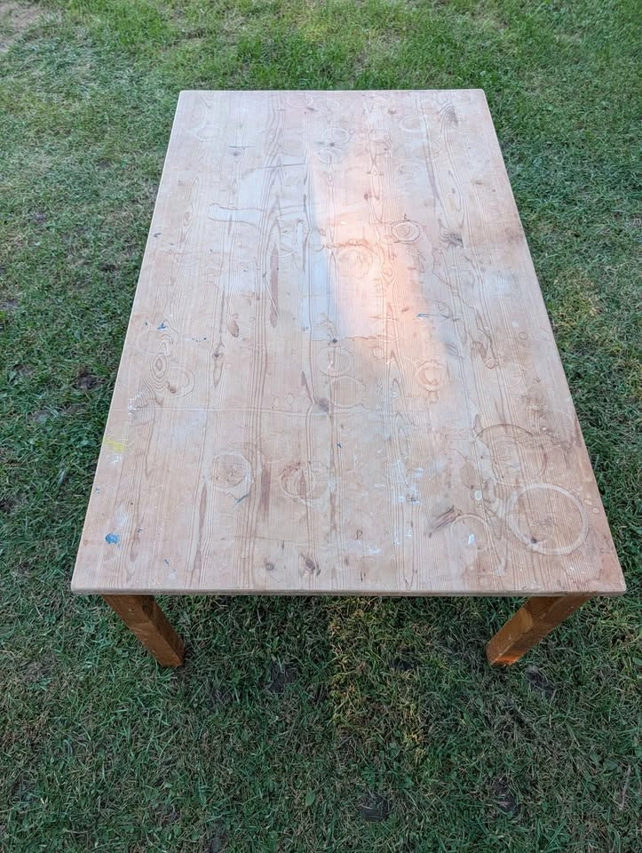 Wood coffee table, craft table - photo 2