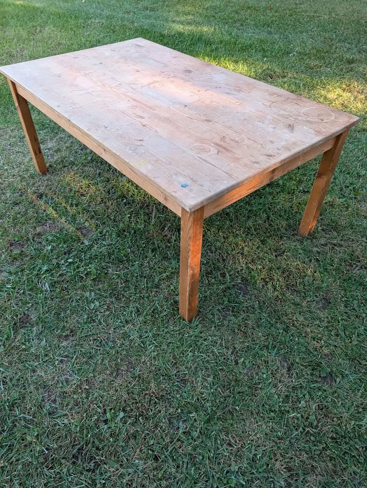 Wood coffee table, craft table - photo 3