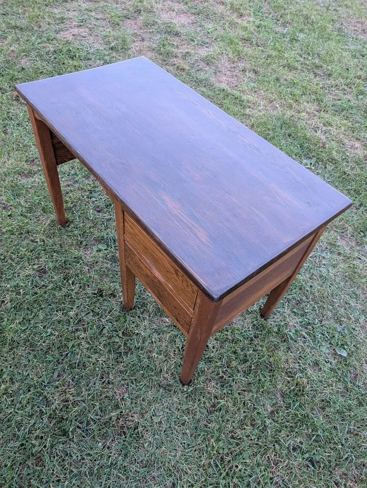 Antique Industrial Desk, teachers desk - photo 2