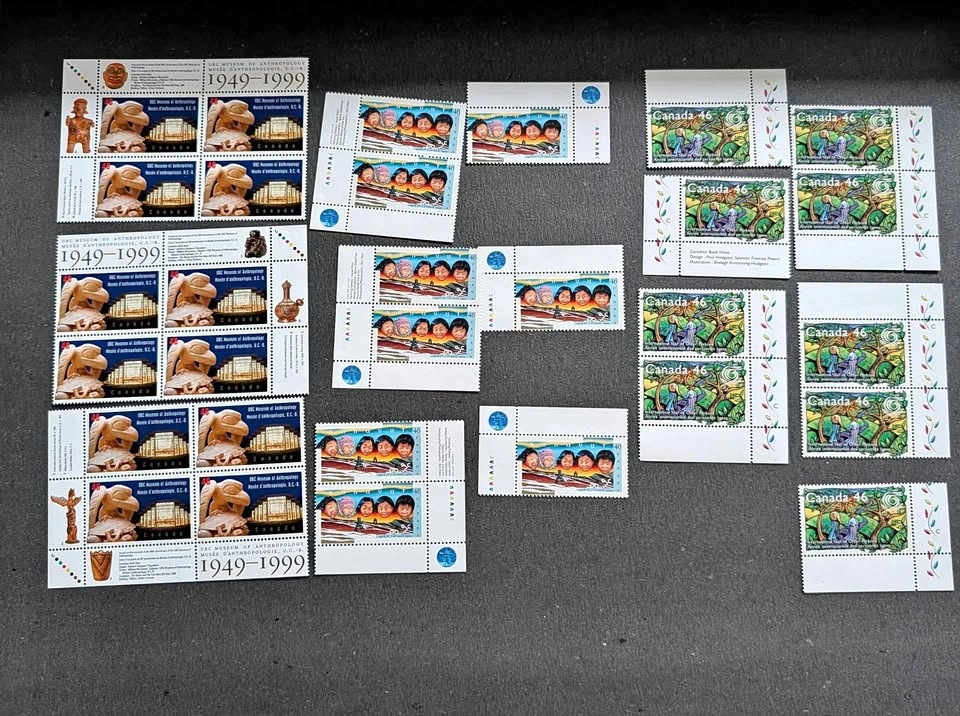 Mint Collectible vintage stamps, crafting stamps
