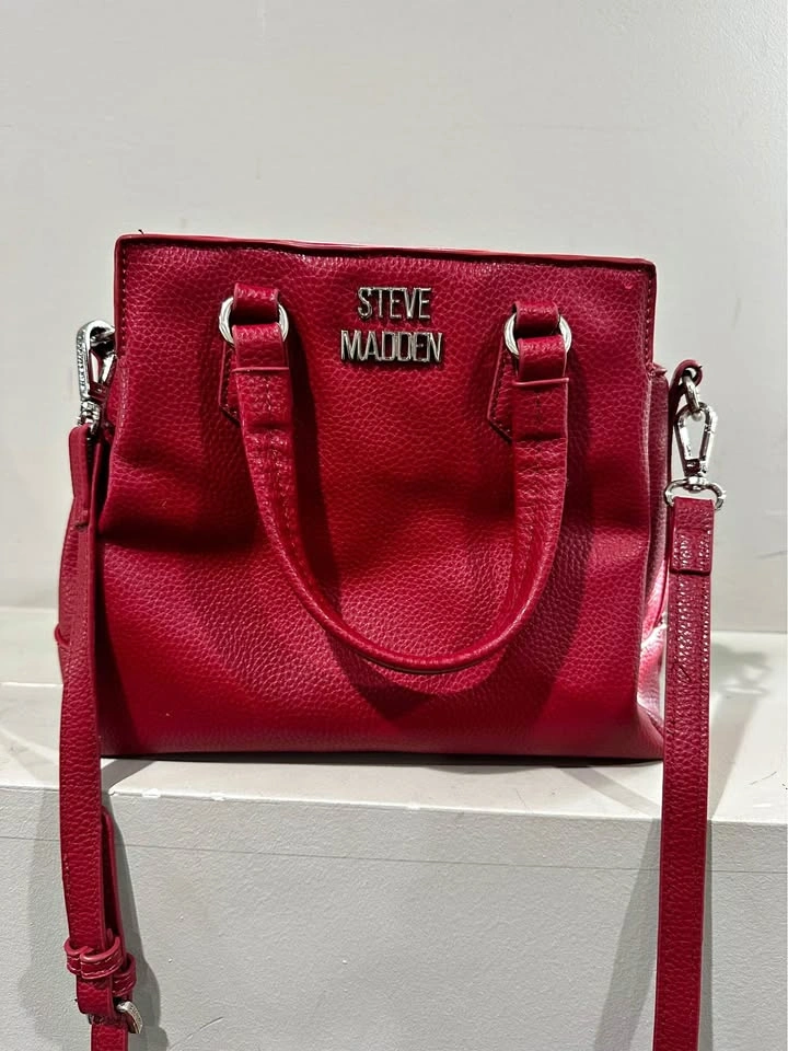 Steve Madden Red Handbag with Shoulder Strap