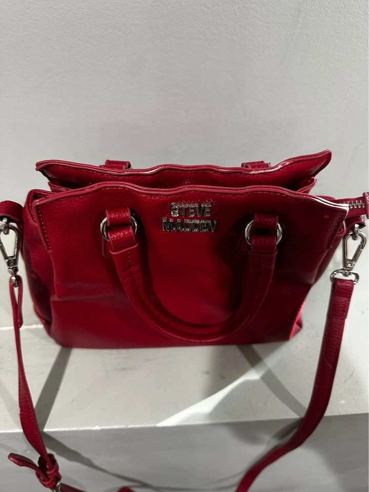 Steve Madden Red Handbag with Shoulder Strap - photo 3