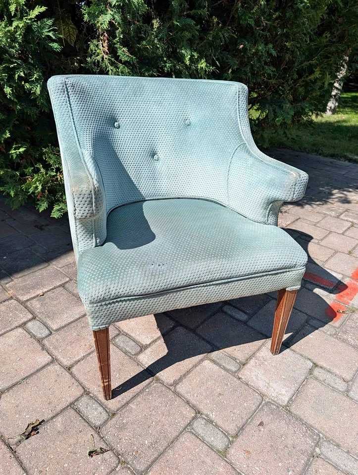 Early 20th Century Upholstered Armchair, accent chair