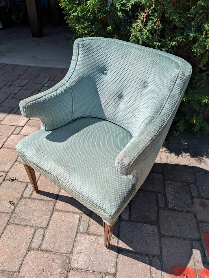 Early 20th Century Upholstered Armchair, accent chair - photo 2