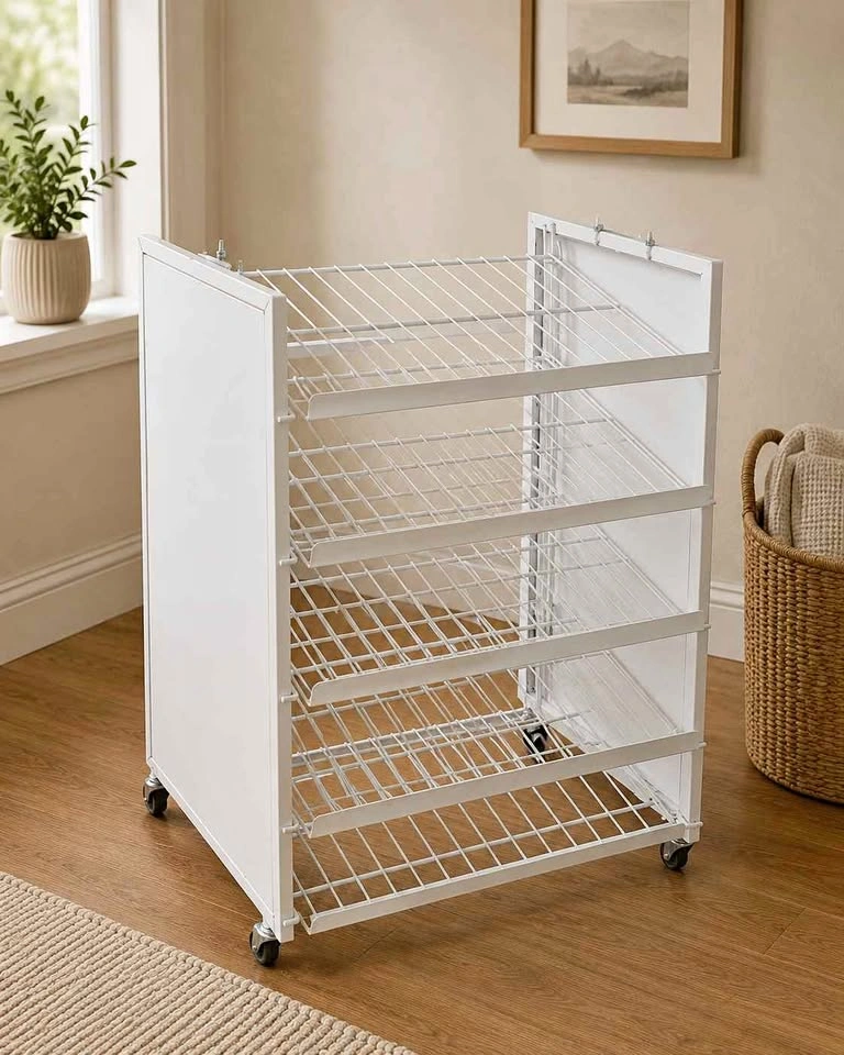 Metal display shelf, metal organizer shelf