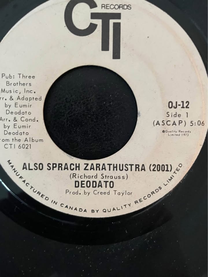 Deodato 7” Vinyl (CTI OJ‑12, 1973) - photo 2
