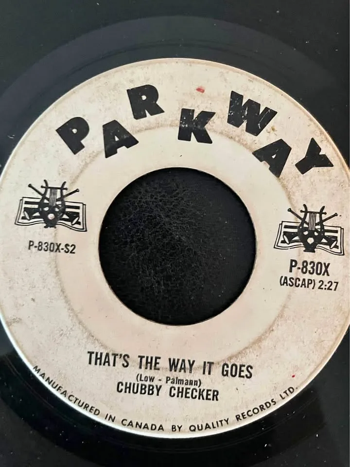 Chubby Checker — The Fly 7" 45 RPM Record thumbnail