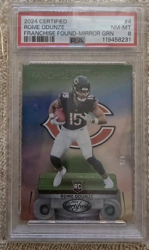 2024 Panini Certified Rome Odunze 4/5 RC Card # Match