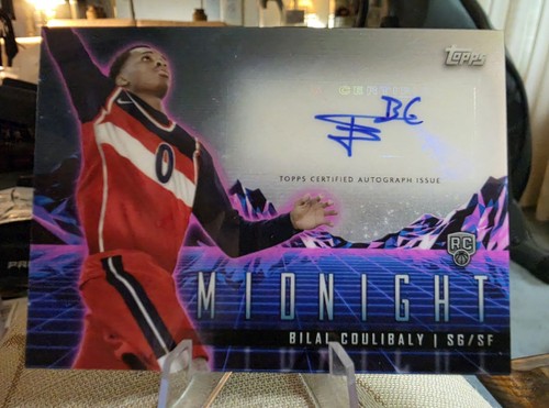 2023-24 Topps Midnight Bilal Coulibaly Horizon Auto RC