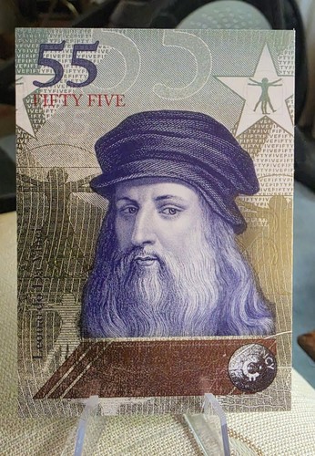 2025 Cardsmiths Space Galactic Edition 55 Leonardo Da Vinci