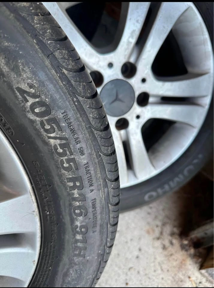 Mercedes-Benz 16" Wheels with 205/55 R16 Tires - photo 2