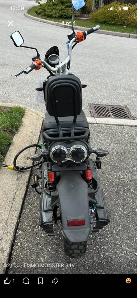 EMMO MONSTER 84V Electric Scooter With accessories - photo 2