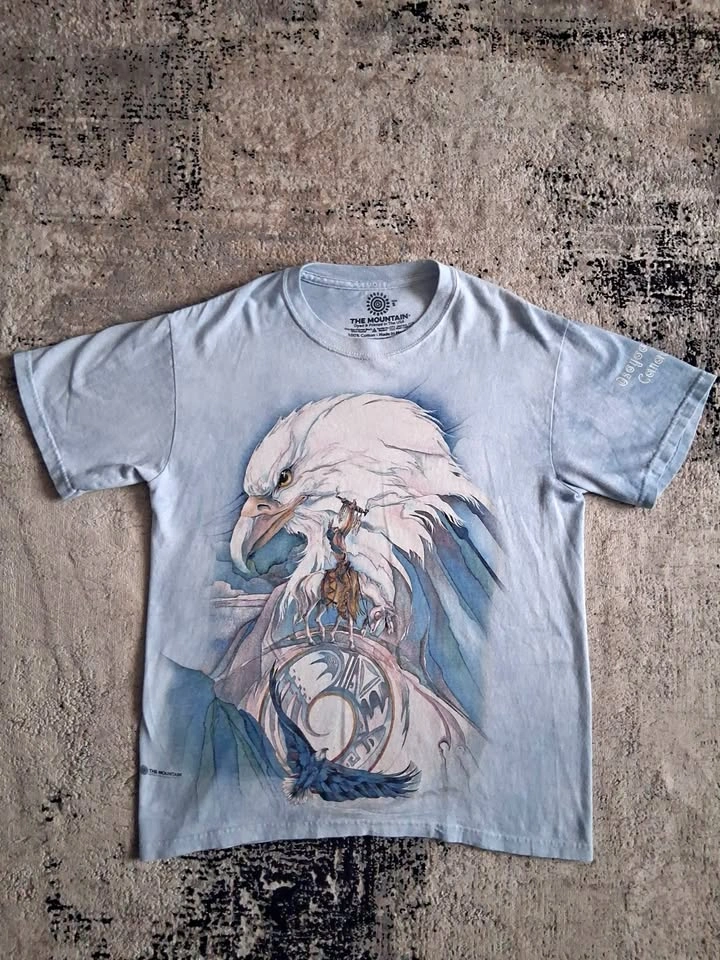 The Mountain Eagle & Raven Tie-Dye T-Shirt
