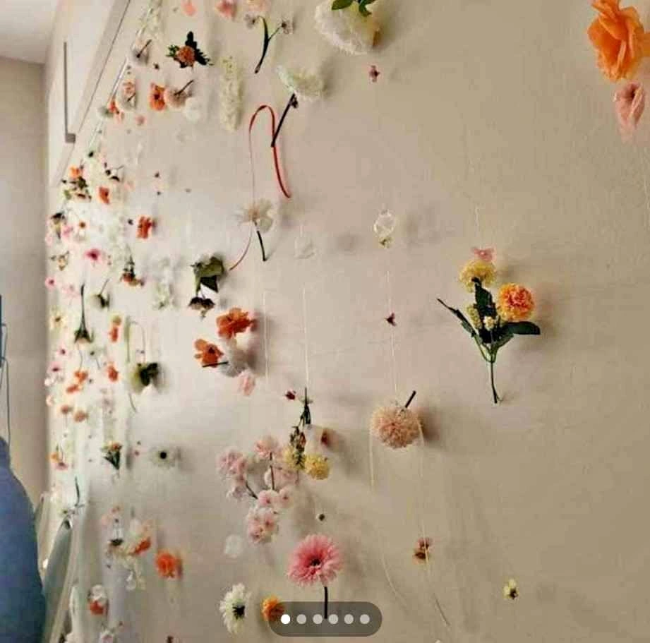 Hanging Artificial Flower Wall Decor