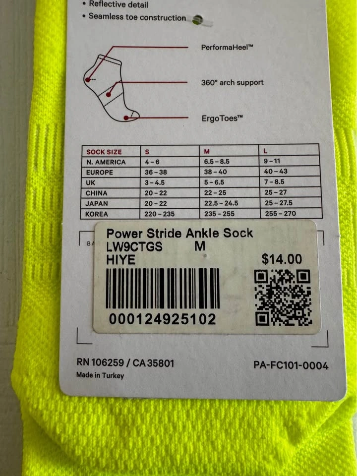 Lululemon Power Stride Ankle Socks - Size M - photo 3