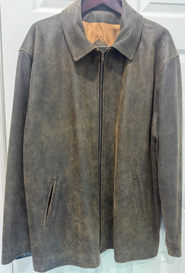 Fine Leathers by James & James Leather Jacket XXL BNWT Canada - photo 4
