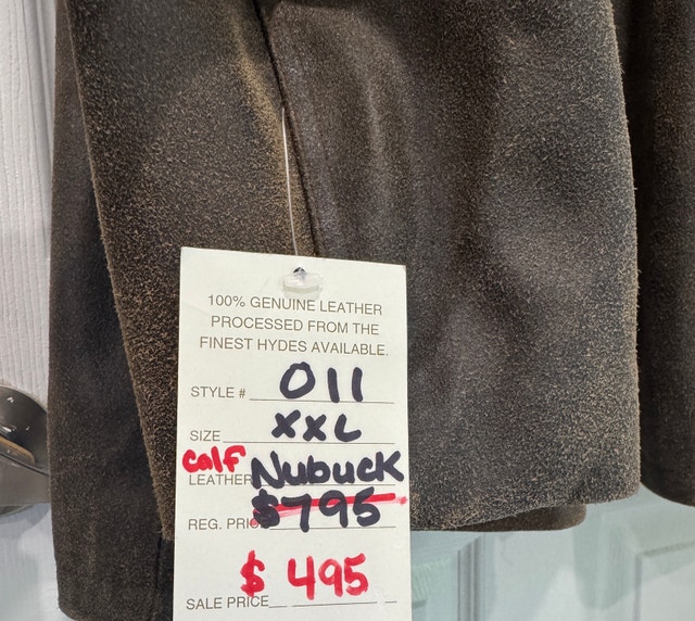 Fine Leathers by James & James Leather Jacket XXL BNWT Canada - photo 5
