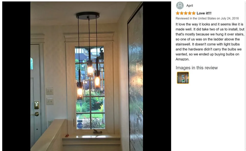 New 3-Light Chrome Island Pendant (Dainolite) thumbnail