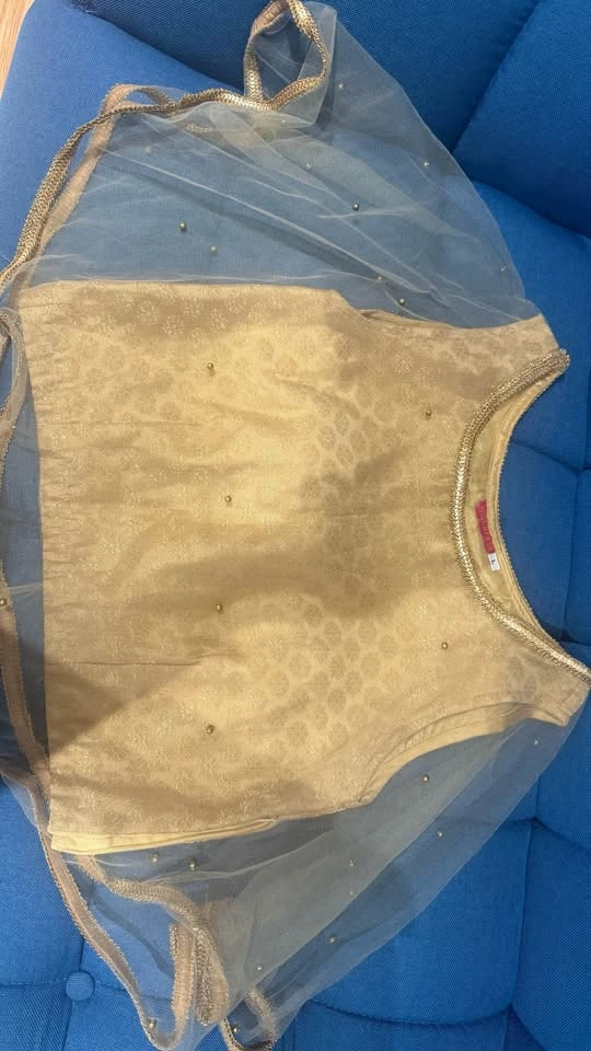 Gold Cape Blouse Size L Youth/kids - photo 5