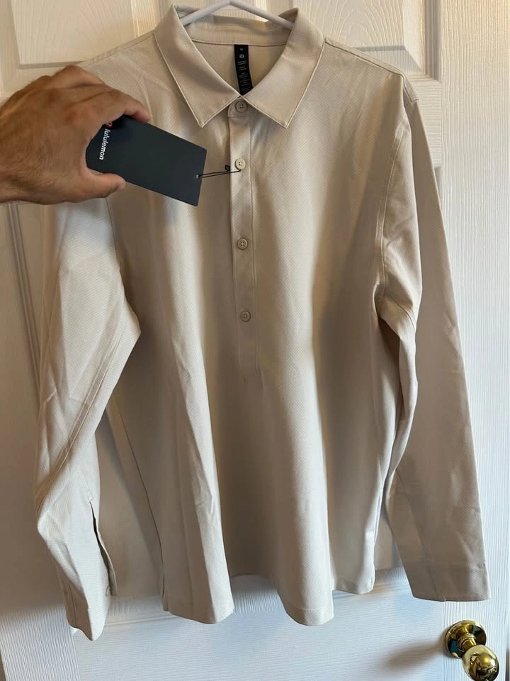 BNWT Lululemon WovenAir Long Sleeve Popover - Size M - Men’s - photo 2