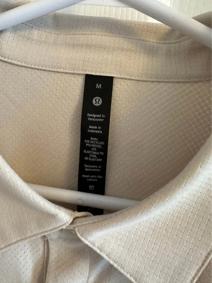 BNWT Lululemon WovenAir Long Sleeve Popover - Size M - Men’s - photo 5
