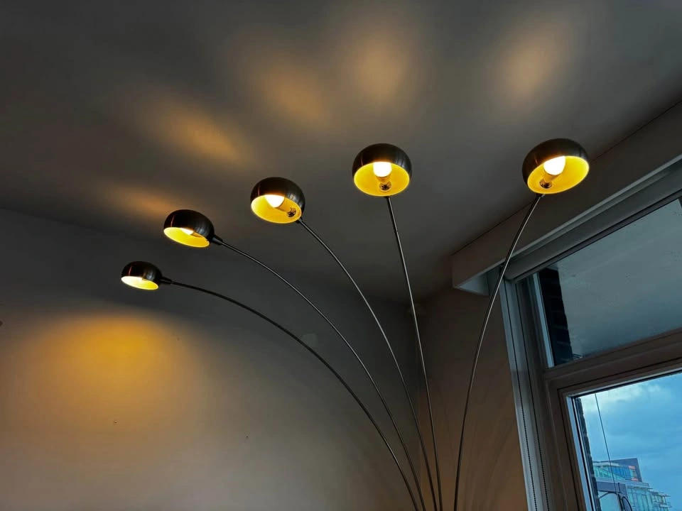 5 Arm Arching Floor Lamp - LIKE NEW! - photo 5