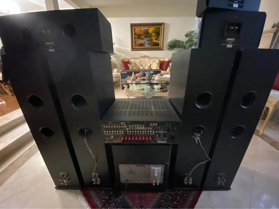 Energy 7.1 Surround Sound Speakers, Subwoofer and Denon Receiver - photo 2
