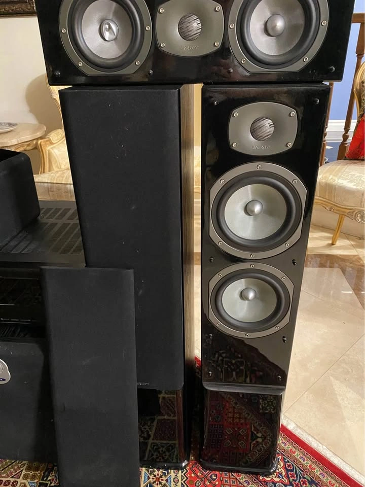 Energy 7.1 Surround Sound Speakers, Subwoofer and Denon Receiver - photo 3