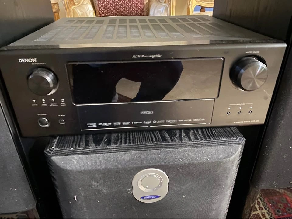 Energy 7.1 Surround Sound Speakers, Subwoofer and Denon Receiver - photo 4
