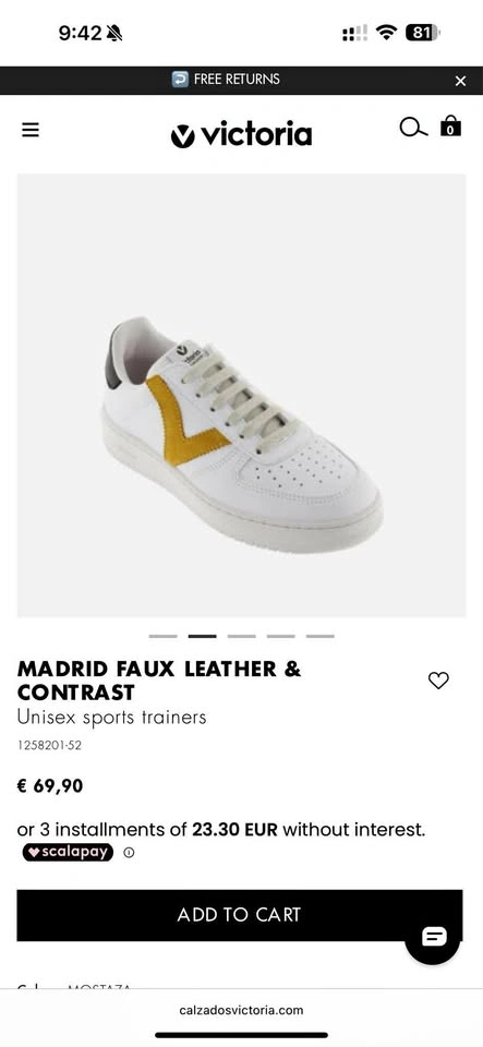 Victoria Men’s Shoes - Made in Spain
