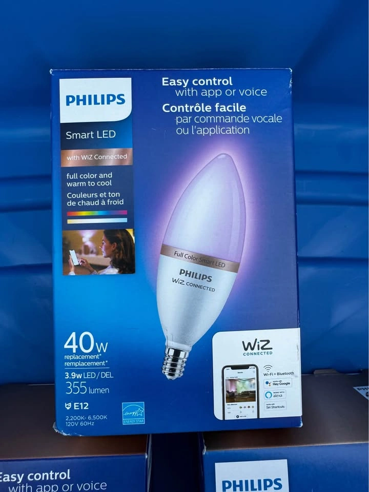 Philips WiZ Smart Bulbs E26, GU10 & E12 - BNIB - photo 4