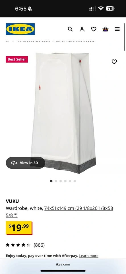 IKEA VUKU Portable Wardrobe Closet - (5 Available)
