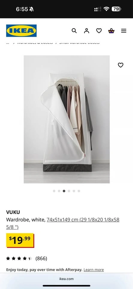 IKEA VUKU Portable Wardrobe Closet - (5 Available) - photo 3