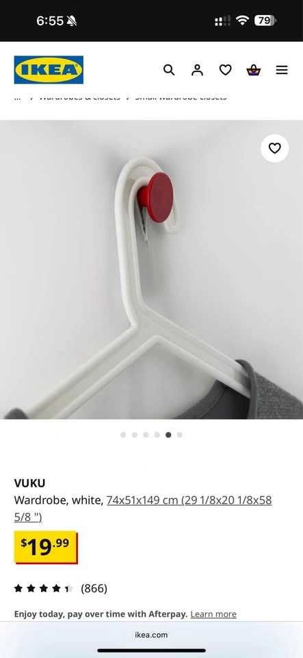 IKEA VUKU Portable Wardrobe Closet - (5 Available) - photo 4