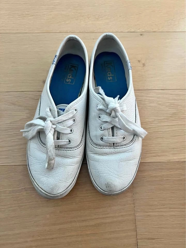 Women’s White Keds Shoes - Size 6.5