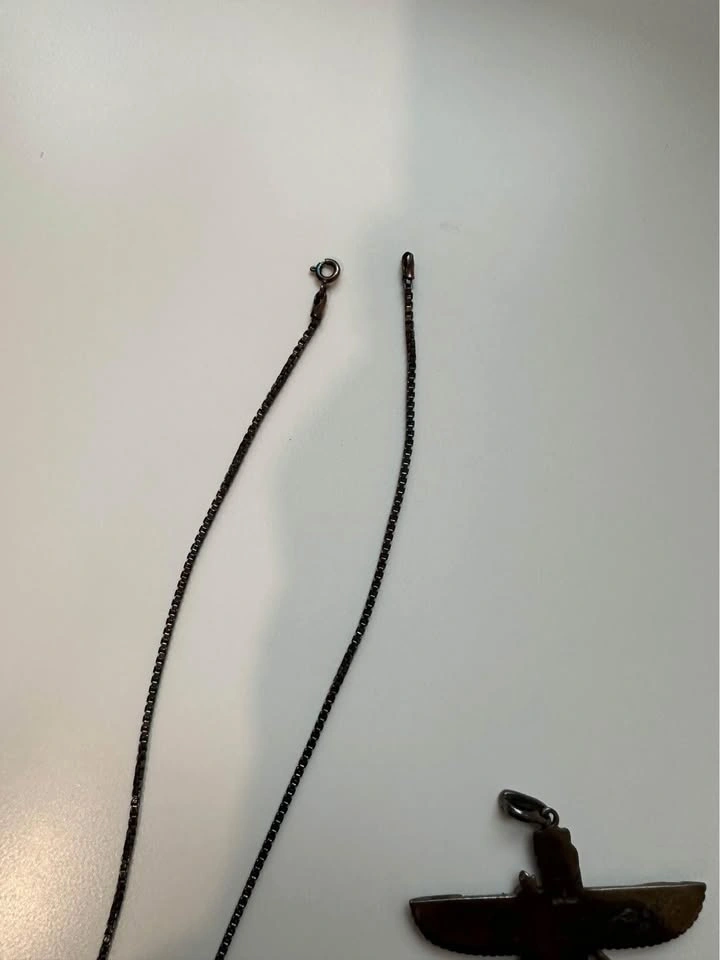 Zoroastrian Necklace Pendant and Box - photo 4