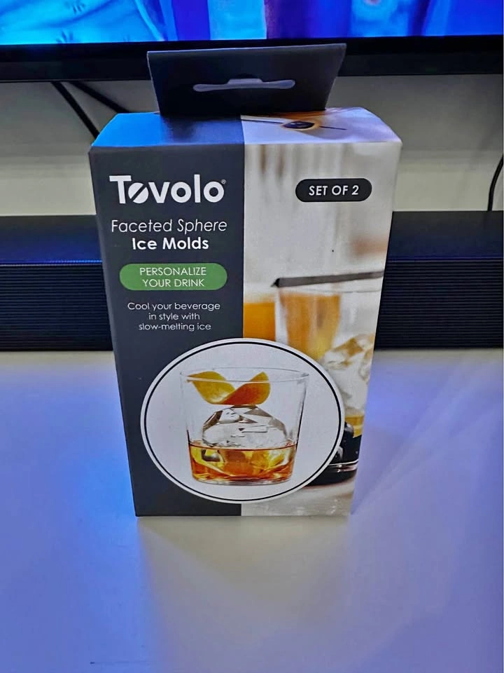 Tovolo Faceted Sphere Ice Molds - BNIB