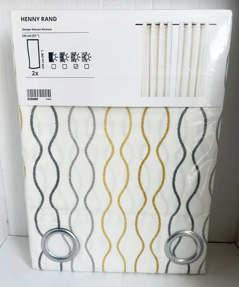 IKEA Henry Rand curtains 57x84 - 6 panels - photo 2