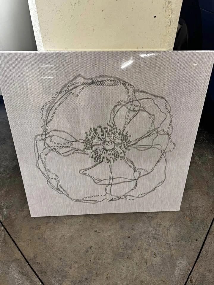 IKEA Framed PJÄTTERYD Picture, flower doodle - BNIB