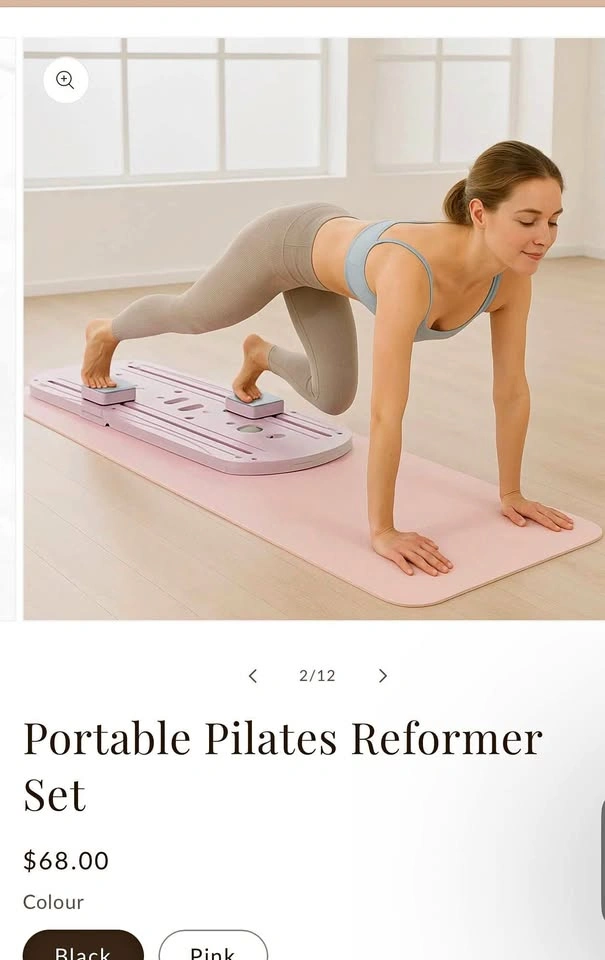 Portable Pilates Reformer Set