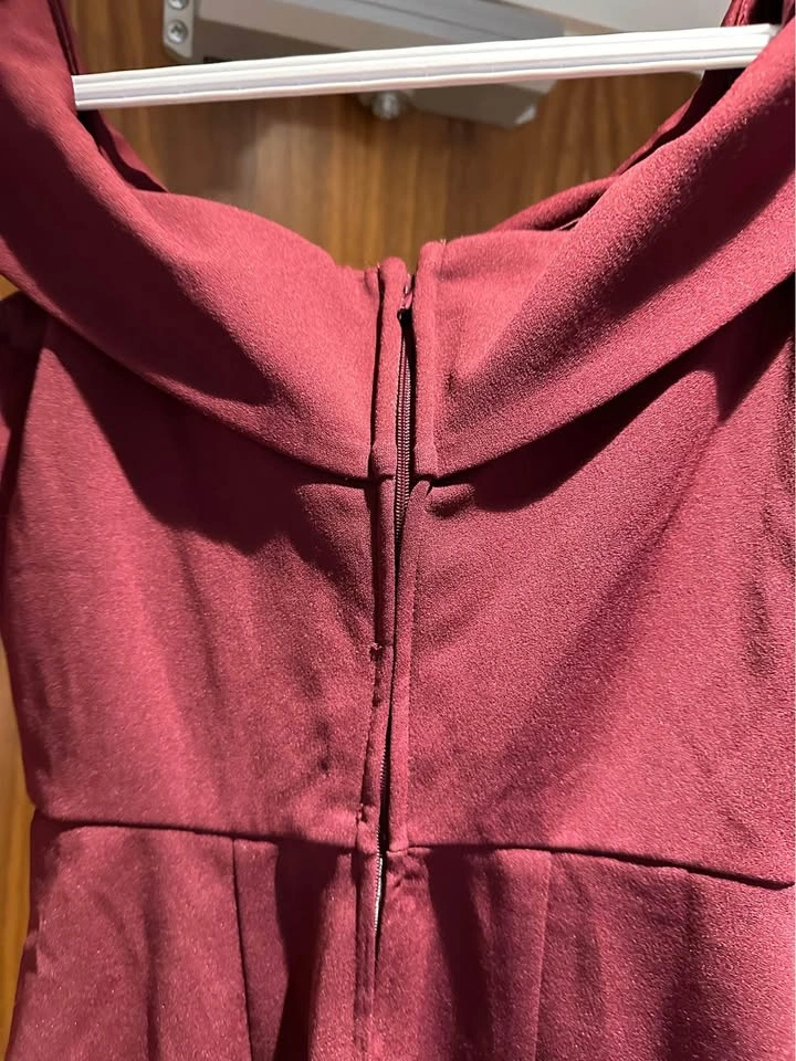 Women’s Burgundy Dress - photo 3
