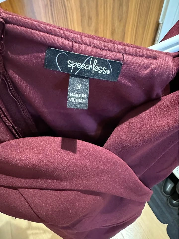 Women’s Burgundy Dress - photo 4
