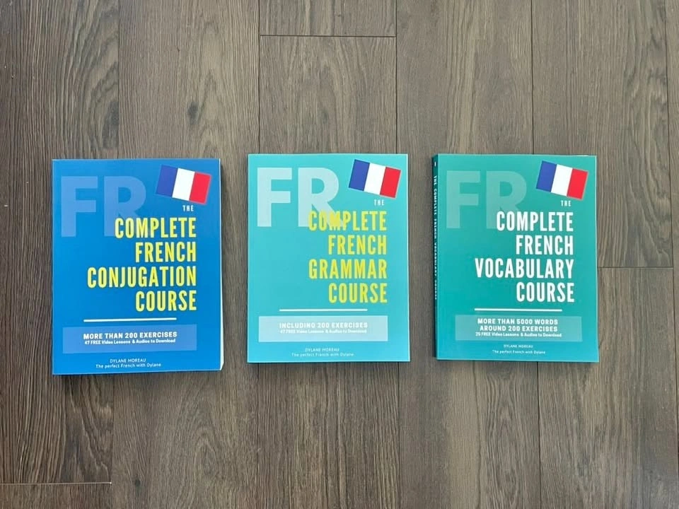 The Complete French Course Book (Conjugation, Grammar, Vocabular