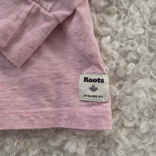 Roots Pink Holiday Beaver Graphic Tee XS - photo 5