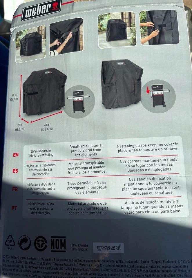 Weber Spirit Premium Grill Cover - photo 3