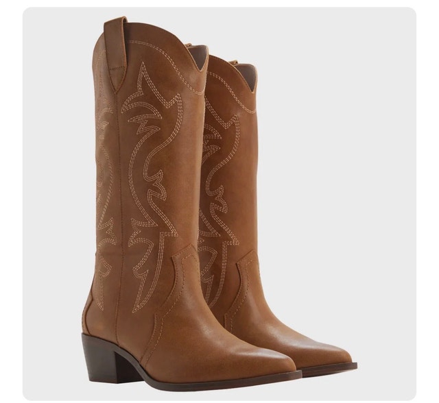 Brand New ALDO Women’s Western Stampede Cowboy Boots - Brown