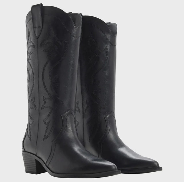 Brand New ALDO Women’s Western Stampede Cowboy Boots - Black