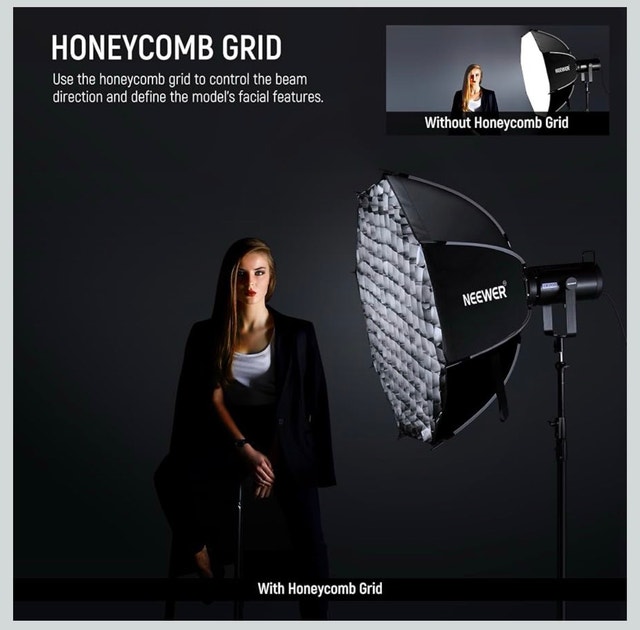 New Neewer NS92P 90cm Octagonal Quick Release Softbox with Grid - photo 2