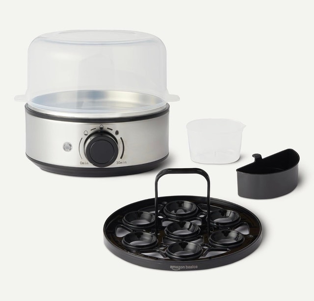Brand New Basics 7-Egg Hard Boiled Egg Cooker Steamer - photo 3